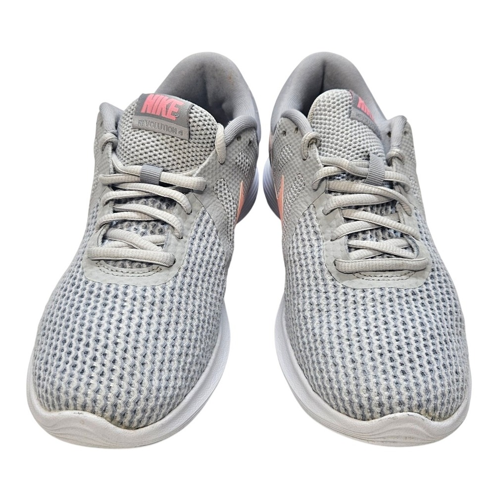 Nike Revolution 4 Pure Platinum‎ Sunset Women's Running Shoes Gray Pink Size 8.5 - Picture 12 of 12